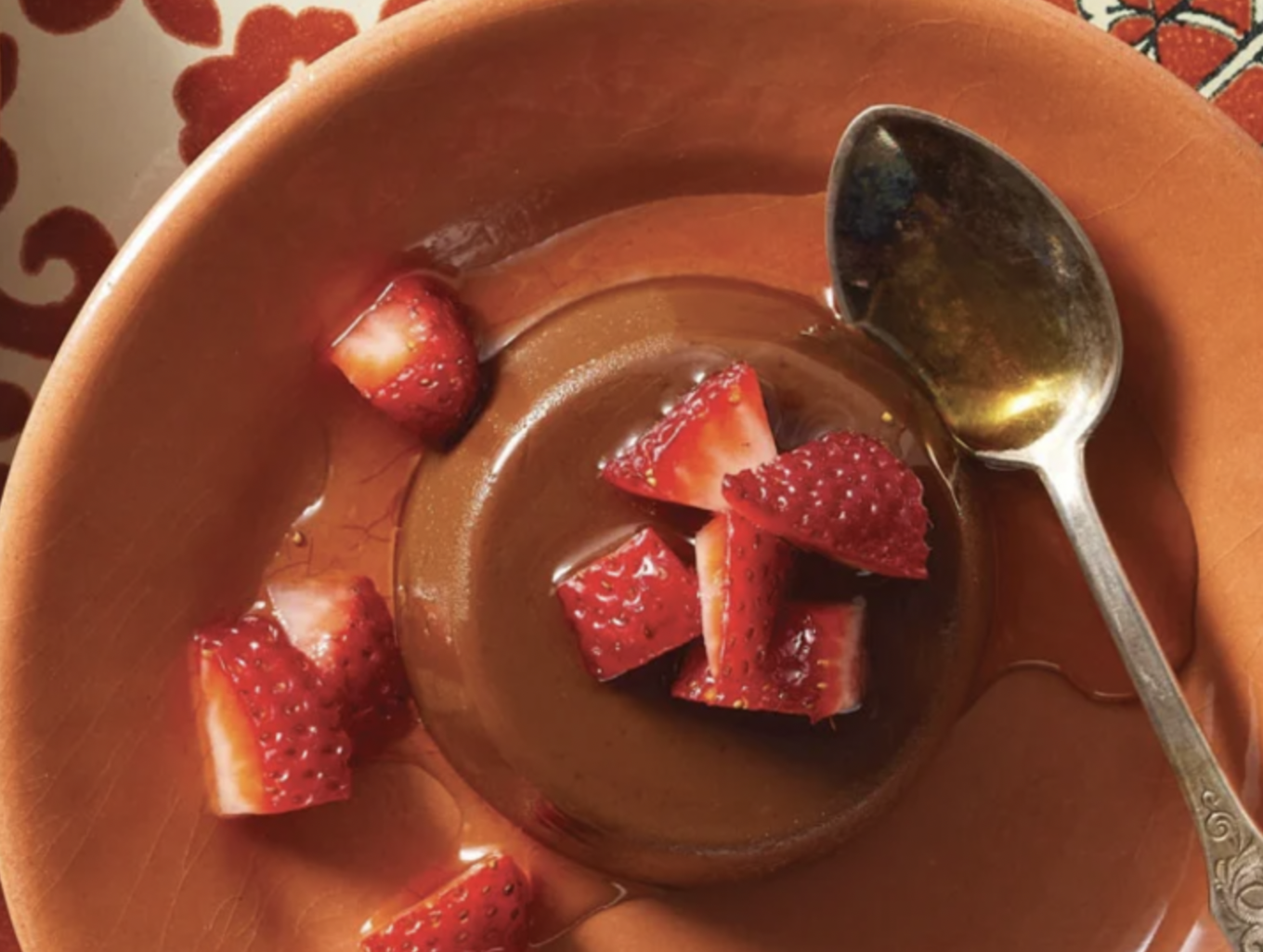 vegan chocolate flan